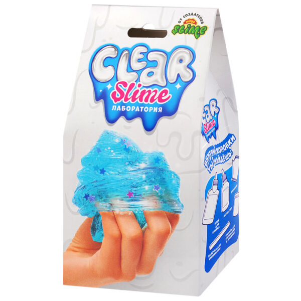 Игрушка в наборе "Slime лаборатория", 100 гр., Clear