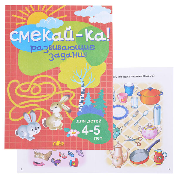 Смекай-ка! Развивающие задания для детей 4-5 лет. Бортникова