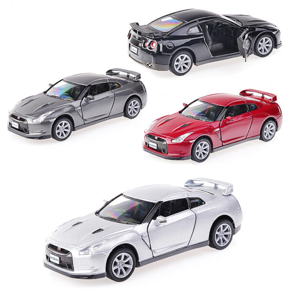 Модель Nissan GT-R R35 2009 метал., инерц. 1:36, в пакете