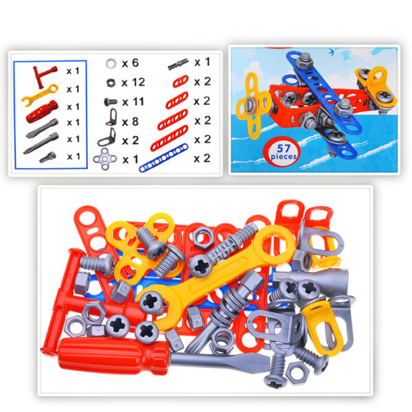 Конструктор "Изобретатель" - "Самолёт №1" (57 элементов) (в пакете)