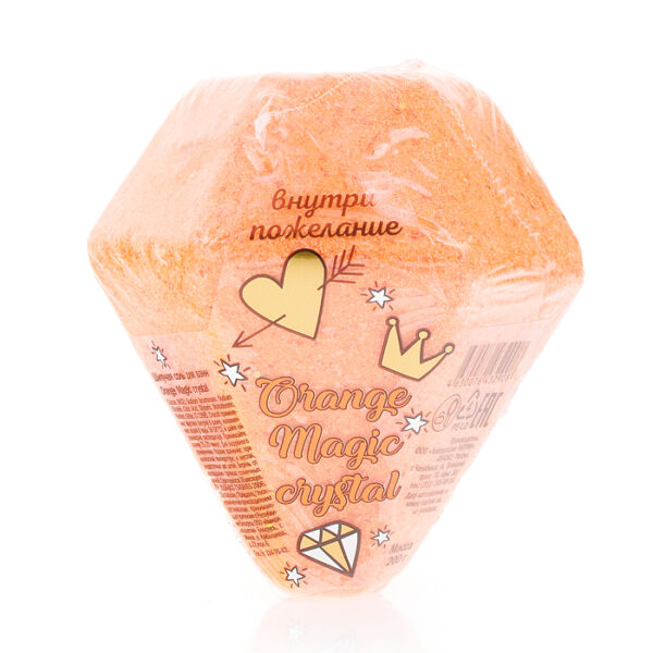 Шипучая соль для ванн Orangе Magic crystal 200 г