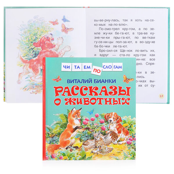 Бианки В. Рассказы о животных (Читаем по слогам)