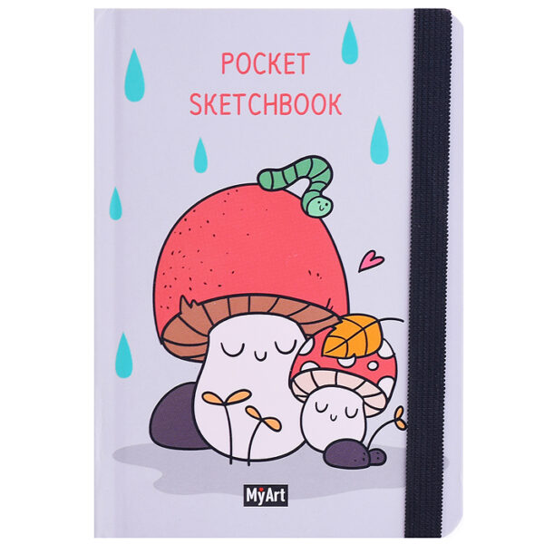 Скетчбук. Pocket. Грибочек