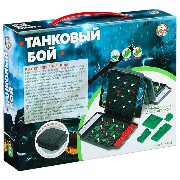 Настольная игра Танковый бой МИНИ 02154 3