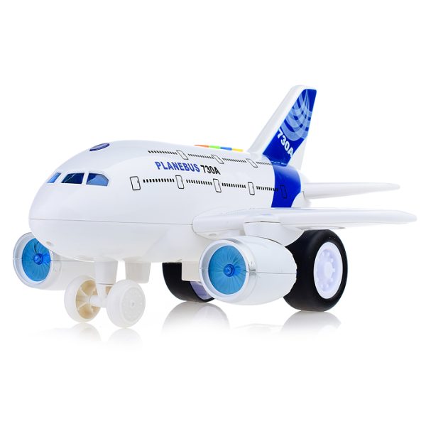 Самолет "Planebus 730A" 1:120 (свет, звук) в коробке 3