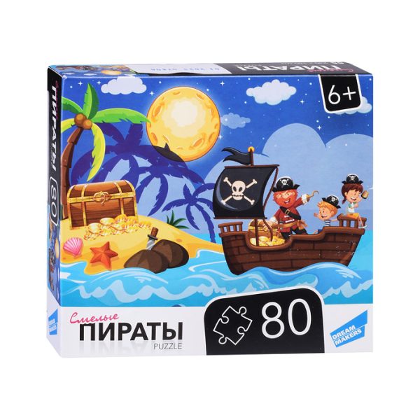 Пазлы 80 "Пираты"