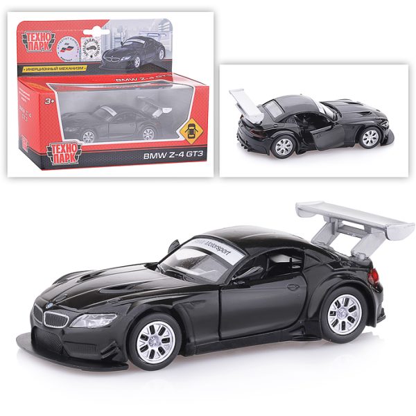 Модель BMW Z-4 GT3, 1:38 (открыв. двери) инерционный механизм