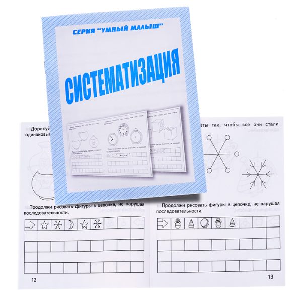 Рабочая тетрадь Умный малыш"Систематизация"