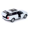 Машина металл Range Rover Vogue 12 см, (откр. двер, багаж, белый,) инерц, в коробке 4