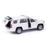 Машина металл Chevrolet Tahoe, матовый 12 см, ( откр. двери, багаж, белый,) инер, в коробке 3