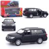 Машина металл Toyota "Land Cruiser матовый" 12,5см, (откр дв, черн,) инерц, в коробке