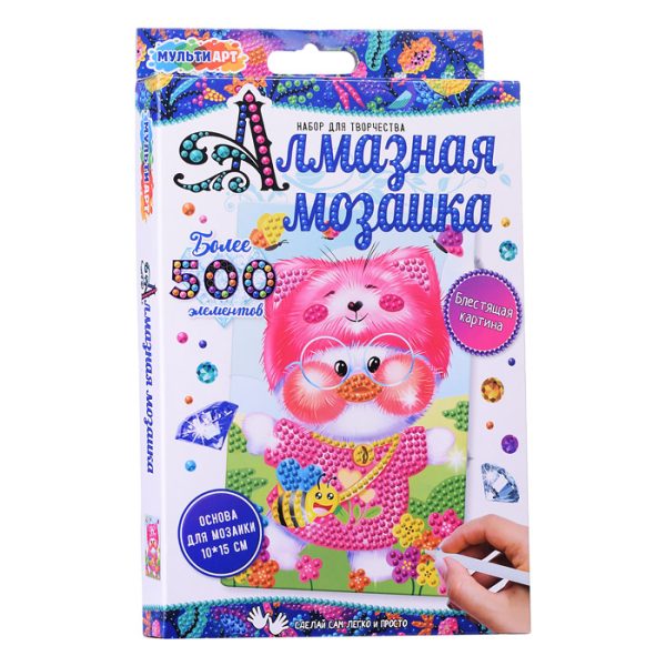 Алмазная мозаика "Уточка" 10*15см.