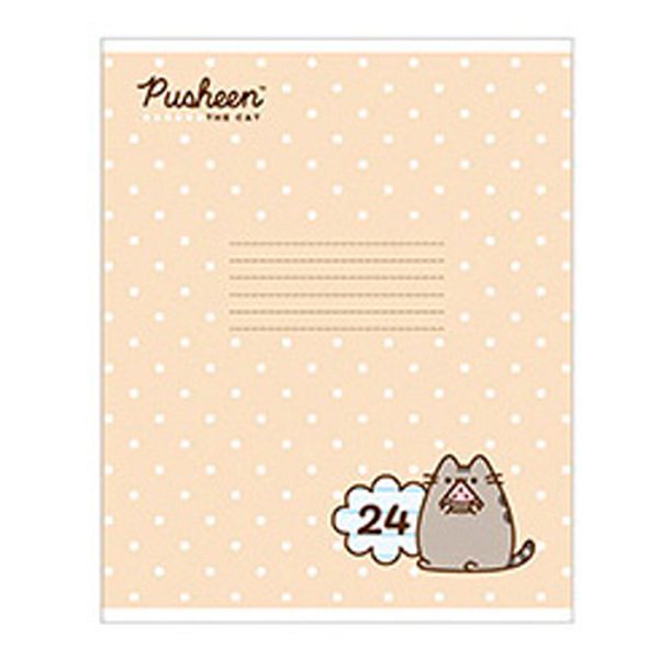 Тетрадь  24л. линия А5 "Pusheen" 5