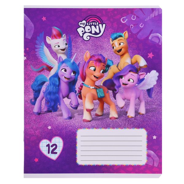 Тетрадь 12л А5 кл обл карт "My Little Pony" 4