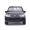 Машина металл Toyota "Land Cruiser матовый" 12,5см, (откр дв, черн,) инерц, в коробке 3