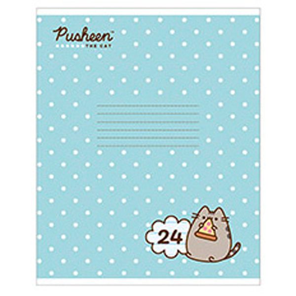 Тетрадь  24л. линия А5 "Pusheen" 3