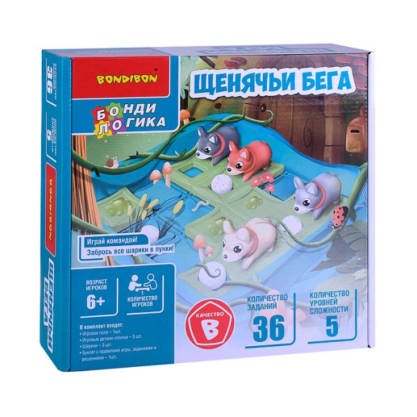 Логическая игра "Щенячьи бега" 2