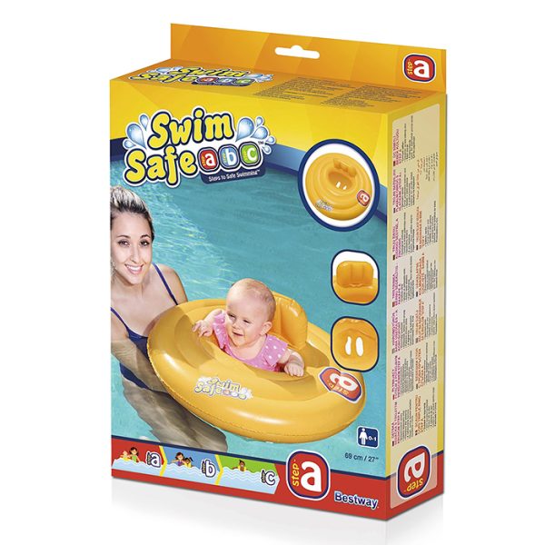 Плотик для плавания Swim Safe, ступень «A», до 12 месяцев, 69 см, 32050 Bestway 9