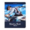 Тетрадь 48л А5ф клетка 65г/кв.м на скобе 5 диз.в блоке скругл.углы серия -Атака Титанов_Сезон 1-3- 2
