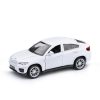 Машина металл. 1:43 BMW X6, откр.двери, белый, 12см 2