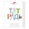 Тетрадь 18л клетка "Школьные предметы" 65г/кв.м на скобе   5 диз.в блоке скругл. углы 3