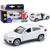 Машина металл. 1:43 BMW X6, откр.двери, белый, 12см