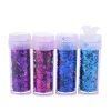 Набор декоративных блесток Glitter Assorti, ассорти 4 вида в комплекте, ПВХ-упаковка. 3 разновидности комплектов в ассортименте. 3