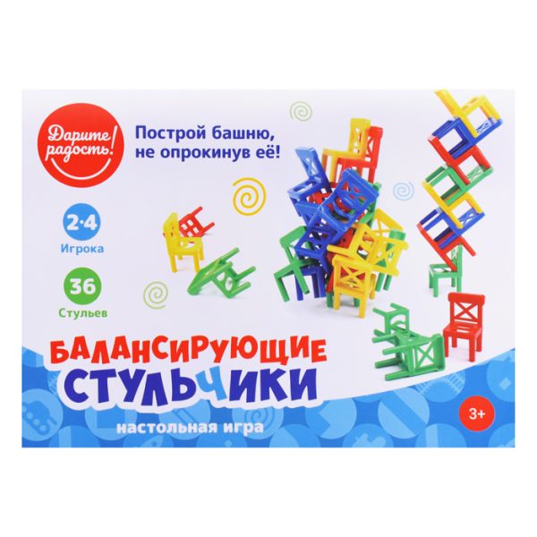 Настольная игра UT0031 "Балансирующие стульчики" (36 шт) 6