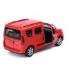 Машина металл Fiat Doblo 12 см, (откр. двери, багаж, красный) инерц, в коробке 3