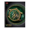 Тетрадь 96л клетка "Time" на гребне мат.ламин. 3D фольга 3D лак 4 диз.в блоке 3