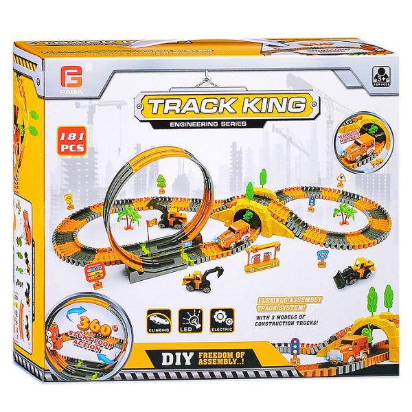 Автотрек гибкий "Track king" в коробке 7