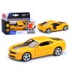 Машина металл. 1:43 Chevrolet  Camaro, откр.двери, желтый, 11см