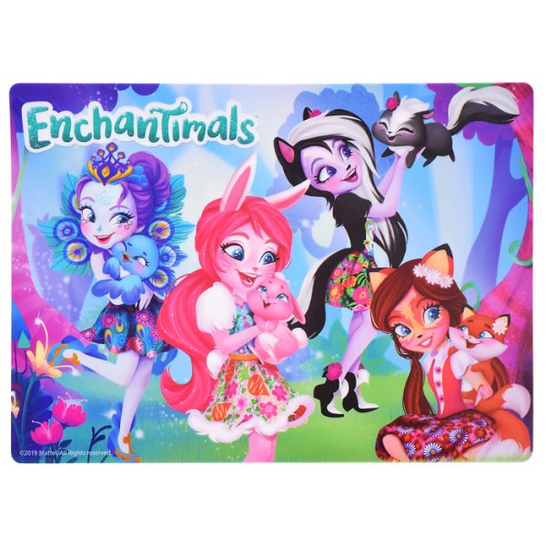 Покрытие на стол "Enchantimals", формат А4+, полипропилен, размеры 34*24 см