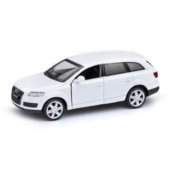 Машина металл. 1:43 Audi Q7, откр. двери, белый, 11 см. 2