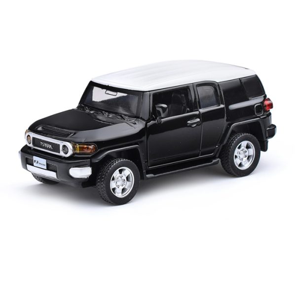 Машина металл. 1:43 Toyota FJ Cruiser, откр.двери, черный, 12см 2