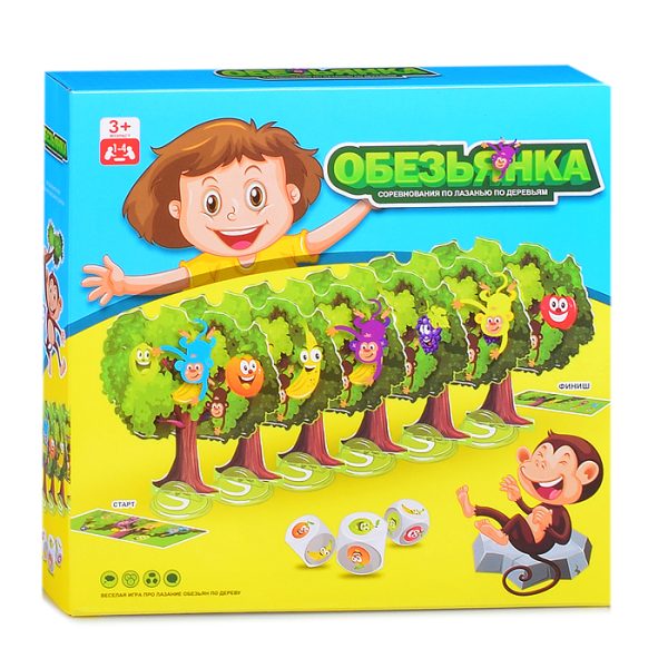 Настольная игра "Обезьянки" в коробке 6