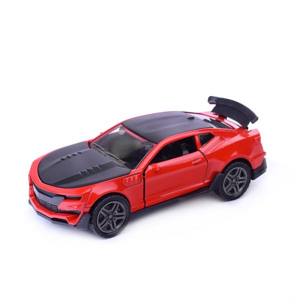 Красная инерционная машинка Купе die-cast,1:32, открывающиеся двери 3