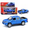 Машина металл Toyota Hilux 12 см, (откр. двери, синий)  инерц, в коробке