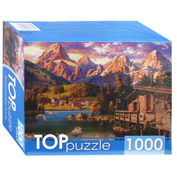 Пазлы 1000 TOPpuzzle "Доломитовые альпы"