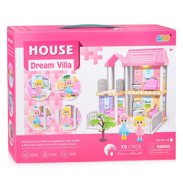 Дом для куклы "Dream house-7" в коробке 7