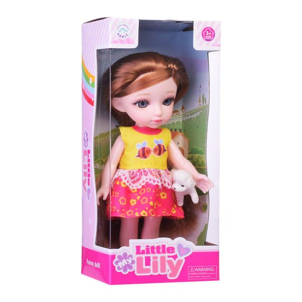 Кукла "Little lily" с питомцем, в коробке 4