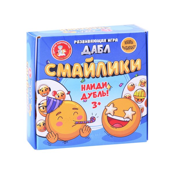 Игра настольная Дабл "Смайлики" (20 карточек) 2