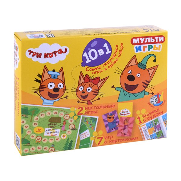 Развивающий набор. Мульти Игры 10 в 1. Три Кота 2