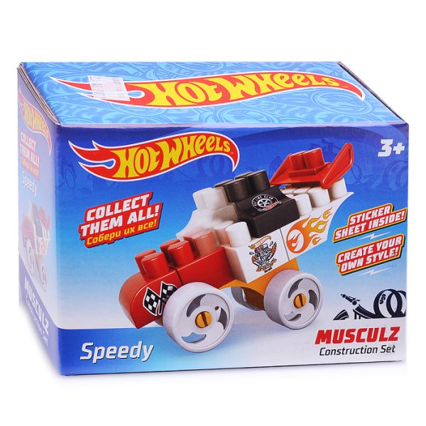 Конструктор 709 Машинка Hot Wheels, серия musculz Speedy