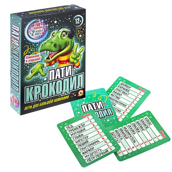 Настольная игра "Пати-Крокодил" 12+